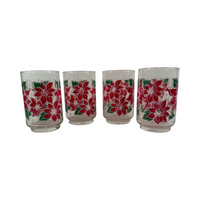 Load image into Gallery viewer, Libbey Vintage Poinsettia Glasses (Set of 4)
