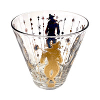 Load image into Gallery viewer, Culver Mid-Century Mardi Gras Jester Double Old Fashion Glasses (Set of 2)
