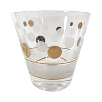 Load image into Gallery viewer, Fred Press Signed Mid-Century Frosted Gold Bubble Glasses (Set of 4)
