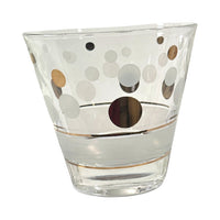 Load image into Gallery viewer, Fred Press Signed Mid-Century Frosted Gold Bubble Glasses (Set of 4)
