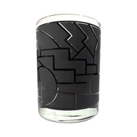 Load image into Gallery viewer, Georges Briard Signed Art Deco Gray Double Old Fashion Glasses (Set of 4)
