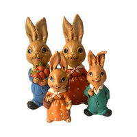 Load image into Gallery viewer, Vintage Department Store Easter Bunny Family Figures (Set of 4)
