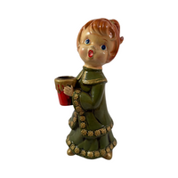 Load image into Gallery viewer, Vintage Star Choir Girl Candle Holder
