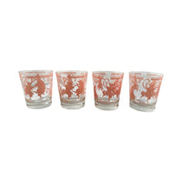 Load image into Gallery viewer, Hazel Atlas Mid-Century Pink Dancing Pig Glasses (Set of 4)

