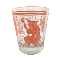 Load image into Gallery viewer, Hazel Atlas Mid-Century Pink Dancing Pig Glasses (Set of 4)

