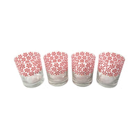 Load image into Gallery viewer, Culver Signed Mid-Century Candy Cane Pinwheels Double Old Fashion Glasses (Set of 4)
