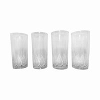 Load image into Gallery viewer, Georges Briard Signed Mid-Century White Textured Peacock Glasses (Set of 4)
