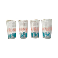 Load image into Gallery viewer, Mid-Century Atomic Star &amp; Snowflake Glasses (Set of 4)
