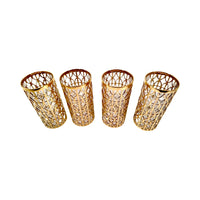 Load image into Gallery viewer, Imperial Glass Company El Tabique D’Oro 22-Karat Gold Mid-Century Highball Glasses (Set of 4)
