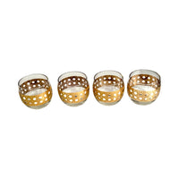 Load image into Gallery viewer, Culver Mid-Century Canella Roly Poly Glasses (Set of 4)
