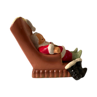 Load image into Gallery viewer, Enesco Vintage Sleeping Santa Ceramic Bank
