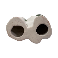 Load image into Gallery viewer, Vintage Frosty the Snowman with Monkey Ceramic Figure
