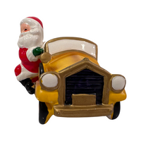 Load image into Gallery viewer, Josef Originals Santa Got a New Ride Ceramic Planter
