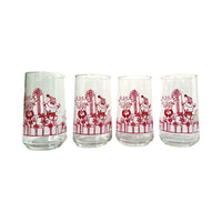Load image into Gallery viewer, Crisa Mid-Century Santa and Presents 12 Piece Glass Set

