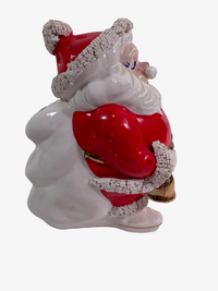 Load image into Gallery viewer, Napco Vintage Santa Spaghetti Trimmed Bank
