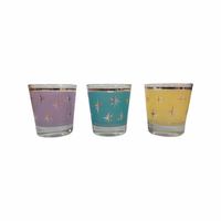 Load image into Gallery viewer, Bartlett Collins Mid-Century Atomic North Star Old Fashion Glasses (Set of 3)
