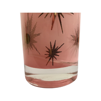 Load image into Gallery viewer, Federal Glass Mid-Century Pink Atomic &amp; 22-Karat Gold Star Glasses (Set of 2)
