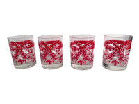 Load image into Gallery viewer, Tastesetter Mid-Century Candy Cane Double Old Fashion Glasses (Set of 4)
