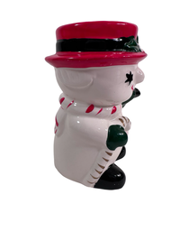 Load image into Gallery viewer, Vintage Starry Eye Snowman Planter
