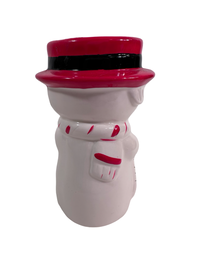 Load image into Gallery viewer, Vintage Starry Eye Snowman Planter
