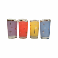 Load image into Gallery viewer, Bartlett Collins Mid-Century Atomic North Star Cocktail Glasses (Set of 4)
