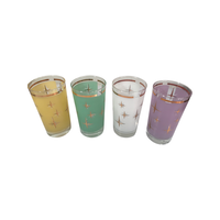 Load image into Gallery viewer, Bartlett Collins Mid-Century Atomic North Star Cocktail Glasses (Set of 4)
