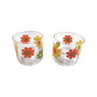 Load image into Gallery viewer, Libbey Mid-Century Retro Flower Power Glasses (Set of 2)
