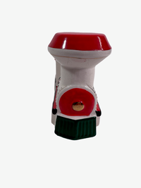 Load image into Gallery viewer, Vintage Santa and Elf Christmas Train Bank
