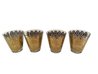 Load image into Gallery viewer, Culver Hollywood Regency Double Old Fashion Glasses (Set of 4)
