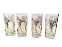 Load image into Gallery viewer, Gay Fad Mid-Century Golden Spirograph Glasses (Set of 4)
