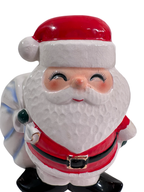 Vintage 1970's Santa Planter