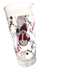 Load image into Gallery viewer, Anchor Hocking Mid-Century Let it Snow Snowmen Glasses (Set of 4 )
