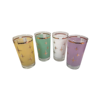 Load image into Gallery viewer, Bartlett Collins Mid-Century Atomic North Star Cocktail Glasses (Set of 4)

