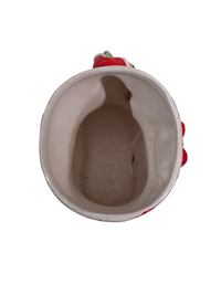 Load image into Gallery viewer, Vintage Santa Sitting on Striped Boot Planter
