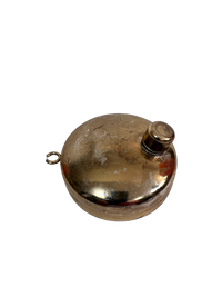 Load image into Gallery viewer, Jeannette Glass Aztec Orange &amp; 22-Karat Gold Sunburst Shaker and Glasses (Set of 6)
