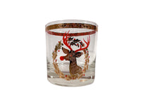 Load image into Gallery viewer, Culver Signed Mid-Century Rudolph The Red Nose Reindeer Old Fashion Glass

