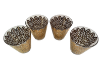 Load image into Gallery viewer, Culver Hollywood Regency Double Old Fashion Glasses (Set of 4)
