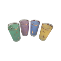 Load image into Gallery viewer, Bartlett Collins Mid-Century Atomic North Star Cocktail Glasses (Set of 4)
