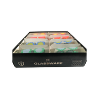 Load image into Gallery viewer, Federal Glassware Mid-Century Colorful Daisies Glasses (Set of 8)
