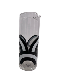 Load image into Gallery viewer, Colony Signed Mid-Century Black and White Retro Swirl Pitcher

