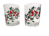 Load image into Gallery viewer, Mid-Century Red Cardinal Double Old Fashion Glasses (Set of 2)
