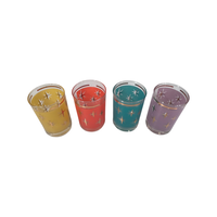 Load image into Gallery viewer, Bartlett Collins Mid-Century Atomic North Star Juice Glasses (Set of 4)
