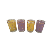 Load image into Gallery viewer, Bartlett Collins Mid-Century Atomic North Star Juice Glasses (Set of 4)
