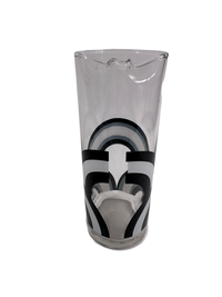 Load image into Gallery viewer, Colony Signed Mid-Century Black and White Retro Swirl Pitcher
