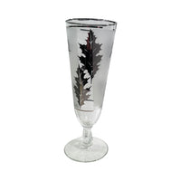 Load image into Gallery viewer, Libbey Mid-Century Silver Foliage Pilsner Collins Glass (Single Glass)
