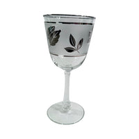 Load image into Gallery viewer, Libbey Mid-Century Silver Foliage Tall Goblet (Single Glass)
