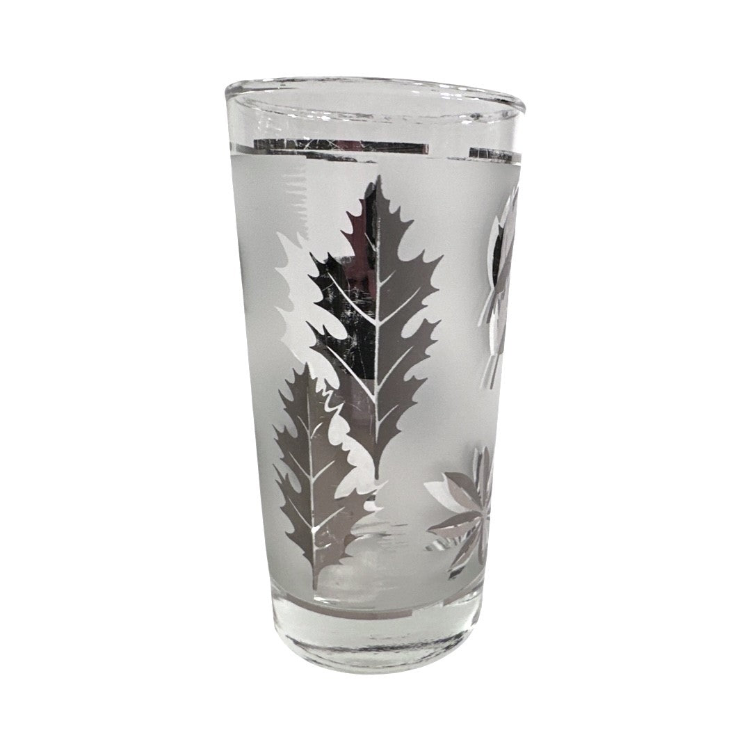 Libbey Mid-Century Silver Foliage Cooler Glass (Single Glass)