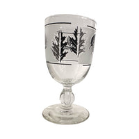 Load image into Gallery viewer, Libbey Mid-Century Silver Foliage Medium Goblet Glass (Single Glass)
