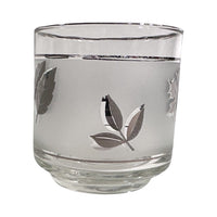 Load image into Gallery viewer, Libbey Mid-Century Silver Foliage Whiskey Glass (Single Glass)
