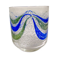 Load image into Gallery viewer, Libbey Mid-Century Green and Blue Swag Glasses (Set of 6)
